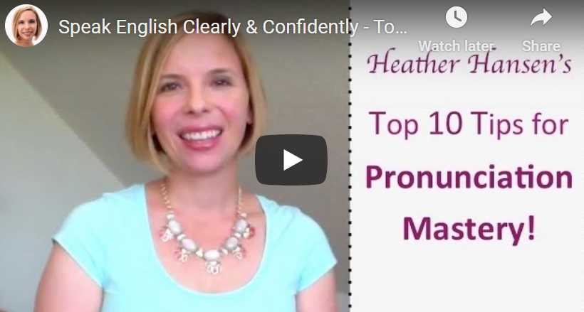 Speak English Clearly & Confidently - Top 10 Pronunciation Tips 